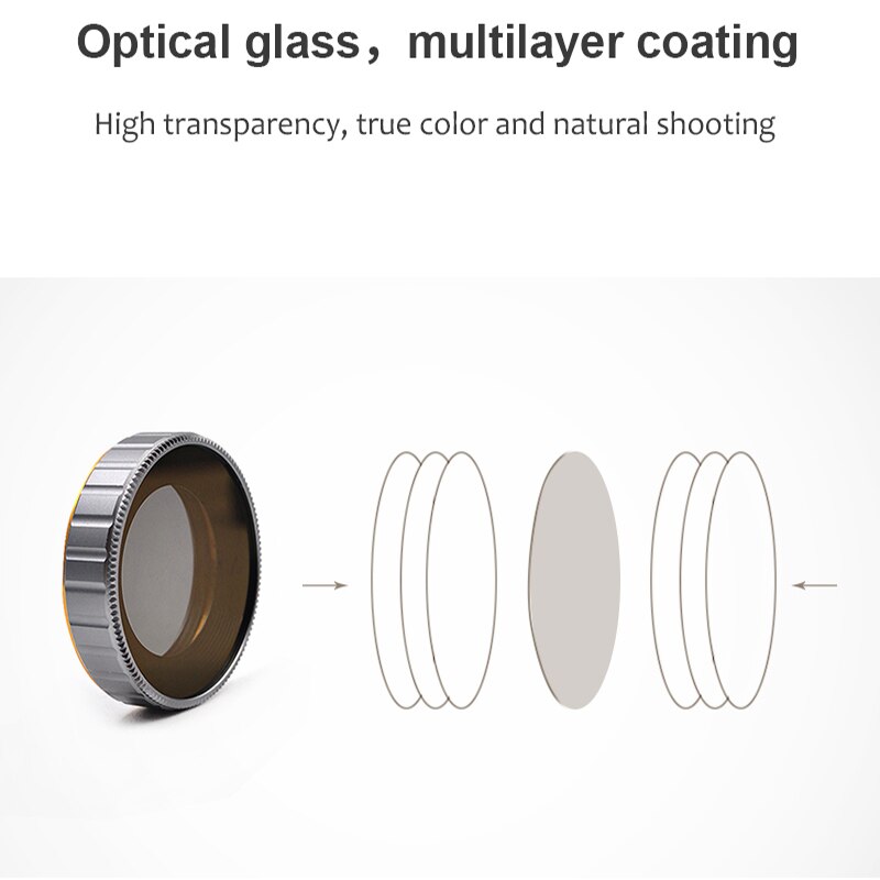 DJI OSMO ACTION Lens Filter Waterdichte Duiken Filter ND8/16/32/64 UV CPL Hoek Verstelbare Filters voor Osmo Action Protector