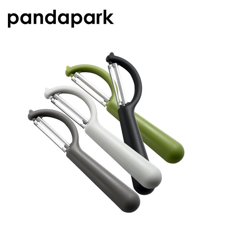 Pandapark roestvrijstalen groente- en aardappelschiller, groentesnijder, fruit- en meloenschaaf, rasp, keukengadgets, zesters, pps 004