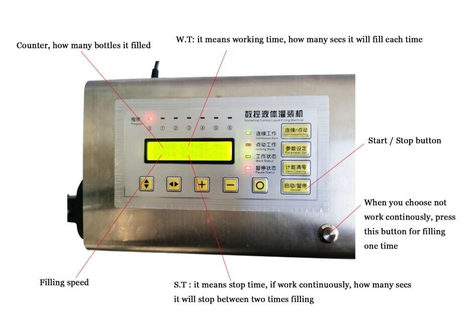 Liquid Filling Machine Digital Control Drink Filler Mini Electric Lcd Display Water Oil Perfume Milk Juice Bottle