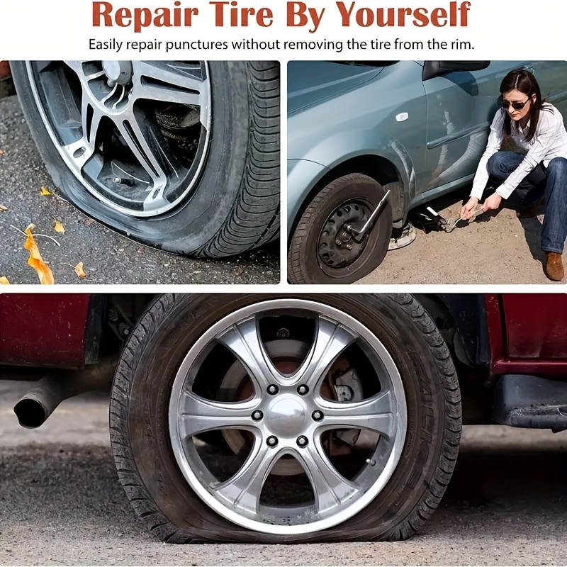 Auto Reifen Reparatur Werkzeug Set Gummi Streifen Werkzeug Für Motorrad Tubeless Reifen Punktion Schnelle Reparatur Kit Outdoor Fahrzeug Erste Hilfe