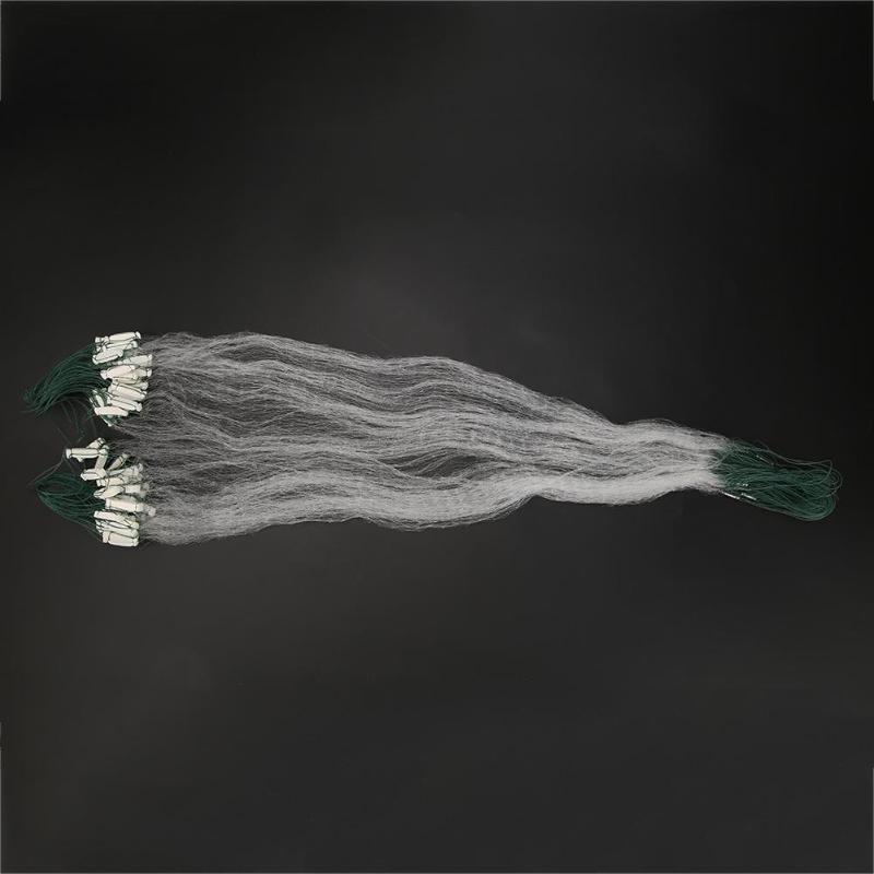 20x0.7m size Fishing Catch Net Monofilament Network Hand Cast Net Sticky Mesh Float Fishnet Gillnet Trap