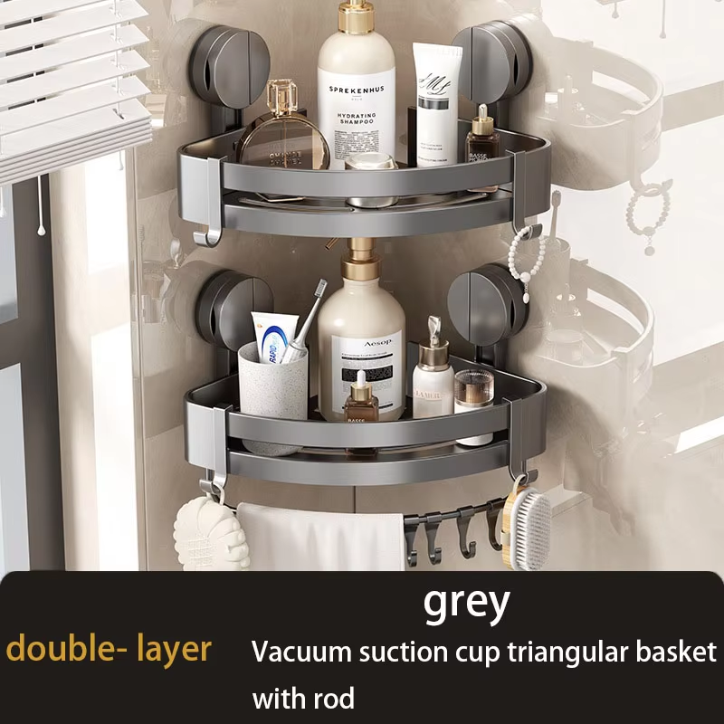 Badkamer Zuignap Type Opbergrek Zonder Ponsen Statiefrek Toilet Muur Hoek Muur Hangende Opbergplank: Paars