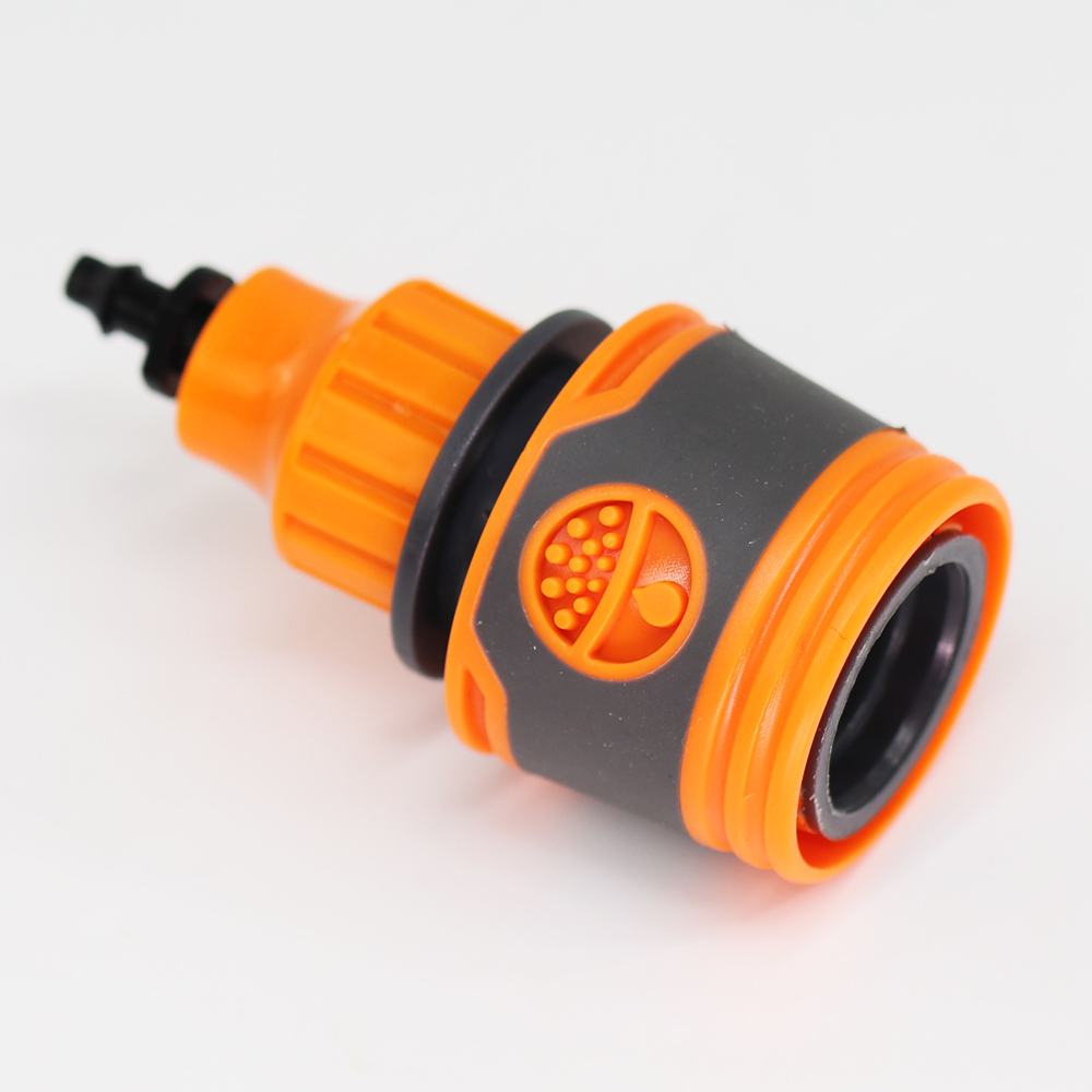 2Stck Garten Schlauch Schnell Anschlüsse Orange Gummi Kunststoff Kupplung Adapter Bewässerung Auto Waschen Gelenke 1/4'' 3/8'' 1/2'' 3/4''