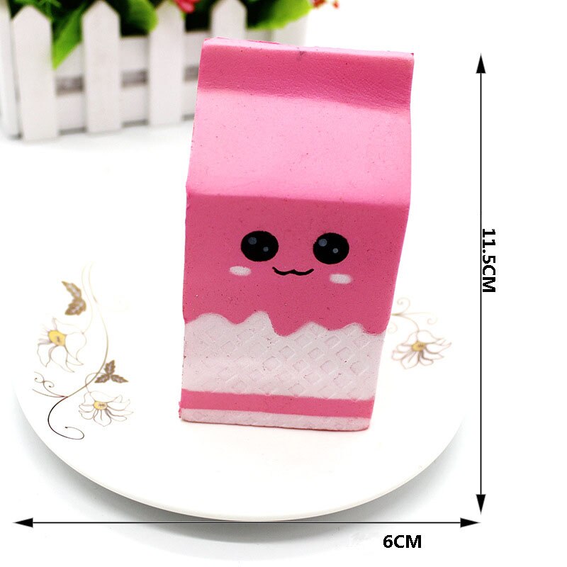 1Pc Morbido Scatola di Latte Spremere Divertente Giocattolo per Bambini Morbido lento Aumento Dello fatica Squishes dell'UNITÀ di elaborazione Giocattoli per I Bambini Adulti regalo di Natale Giocattoli