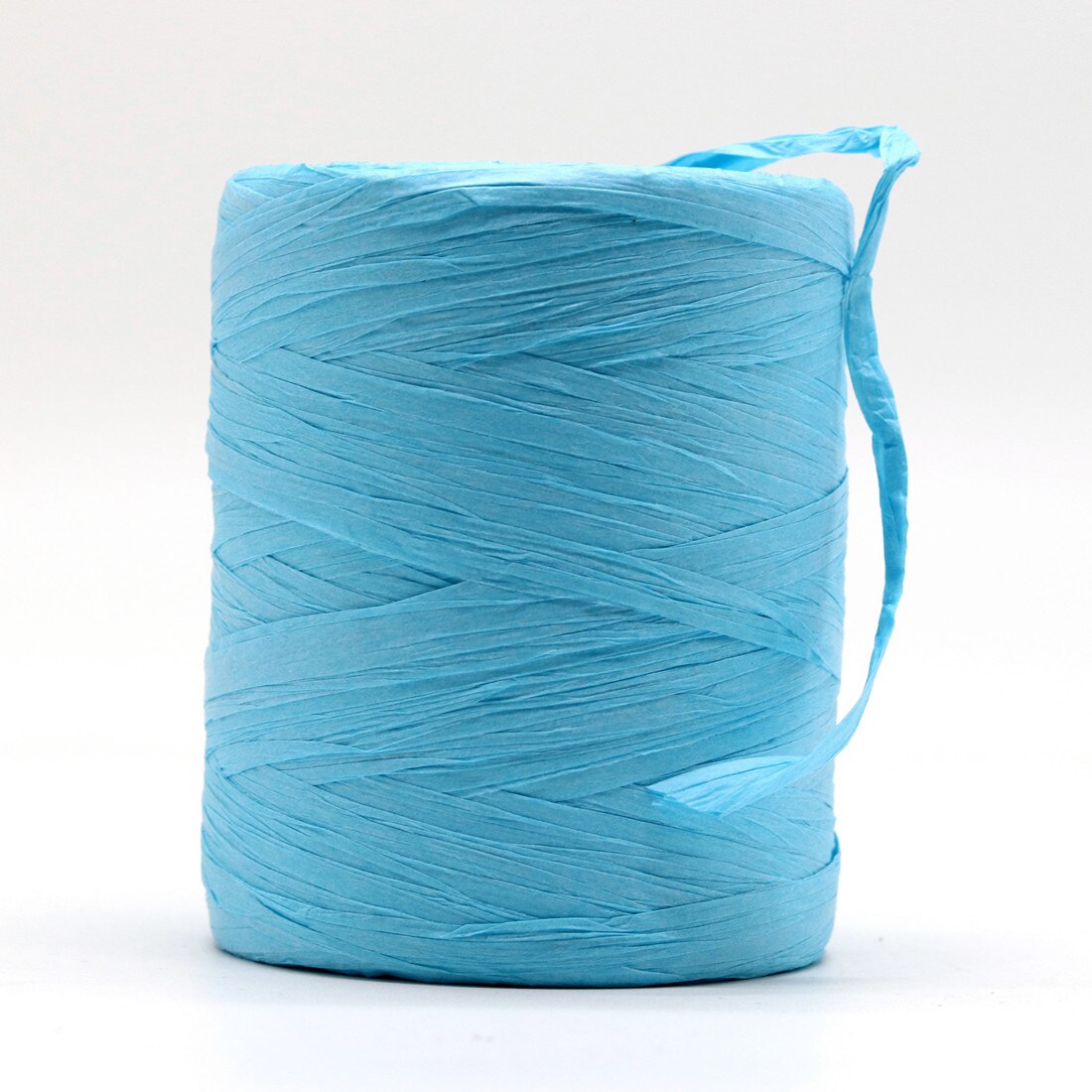 180 M/Roll Raffia Touw Garen Biologische Stro Garen Voor Breien Zomer Hoeden Tassen Geschenkdoos Verpakking Inpakpapier twijn Rope: lake blue