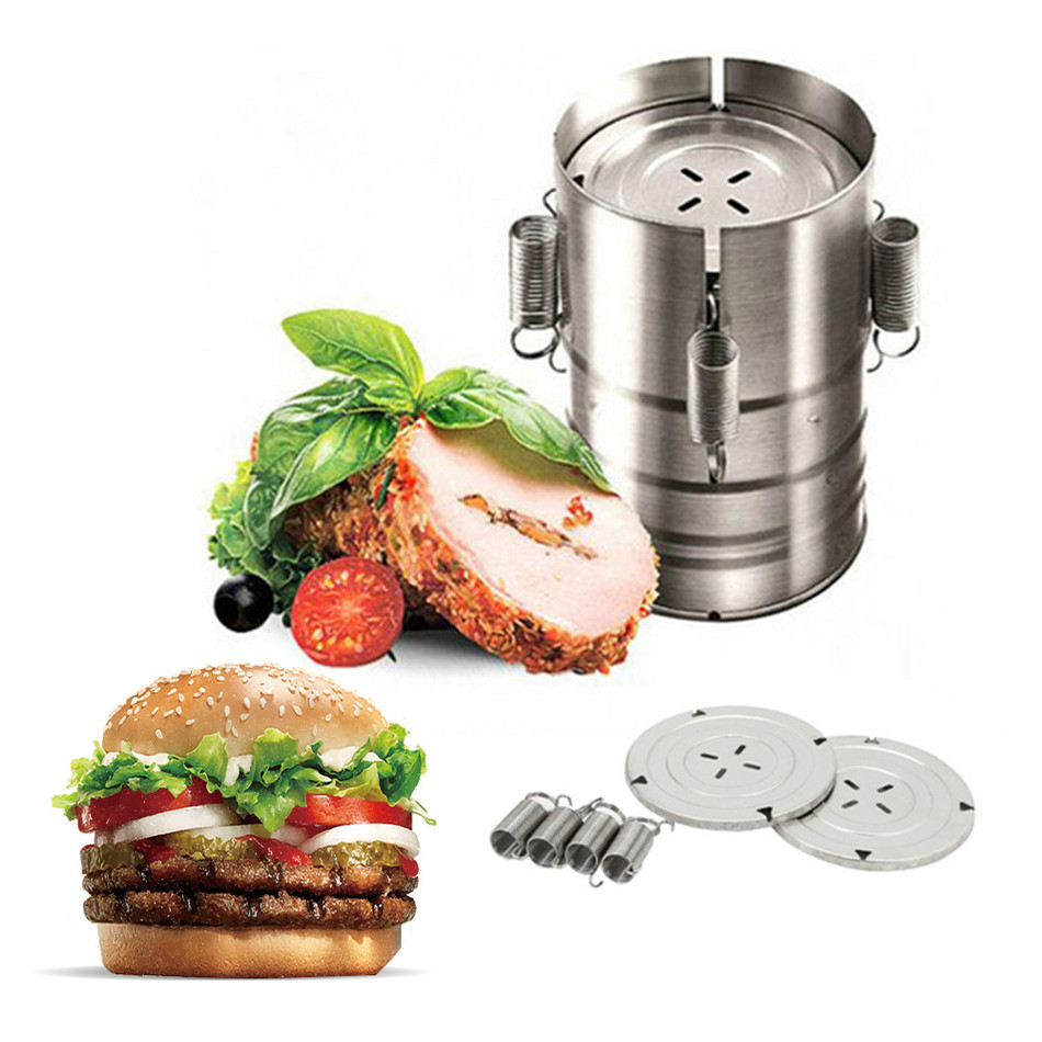3 Layer Stainless Steel Ham Press Maker Machine Seafood Meat Poultry Tools Kitchen Cooking Tools For Birthday Party And Dinner