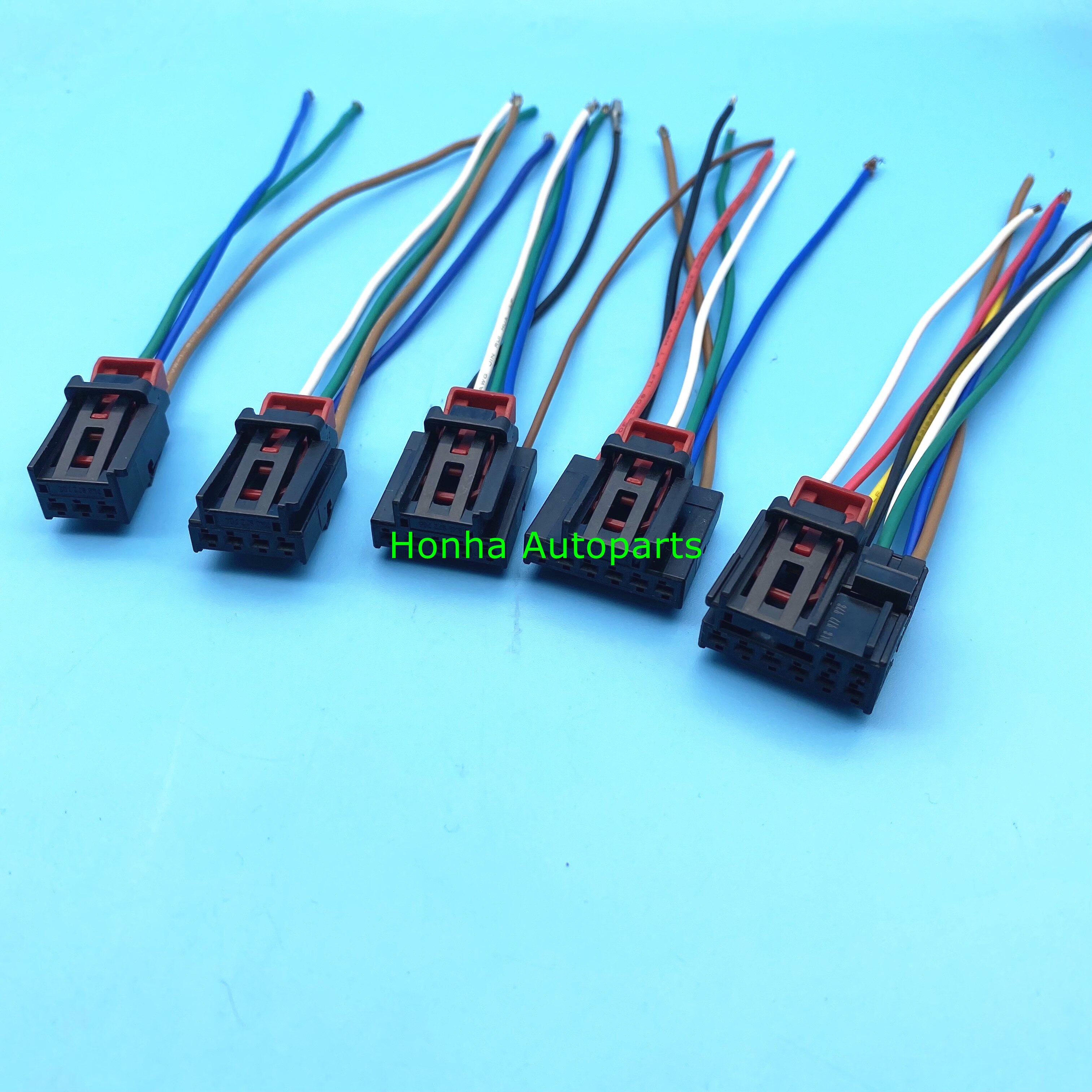 7N0 972 704 Female Tail Lamp Plug Electrical unsealed Connector with wire 1S0972706 7N0972703 7N0972704 5K0972705 1k897298