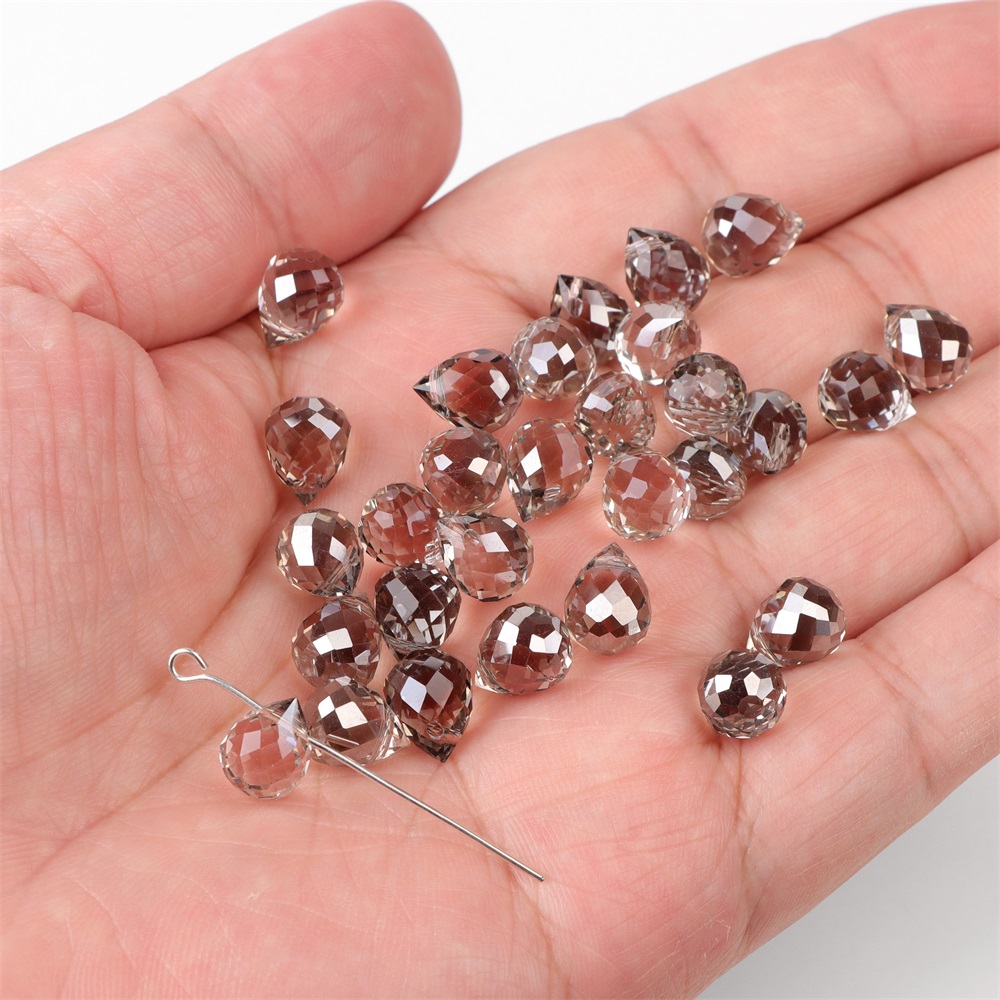 Water Crystal Beads 8x10mm AB Austrian Rhinestone Faceted Loose Spacer Glass Bead For Jewelry Making Handmade Supplies