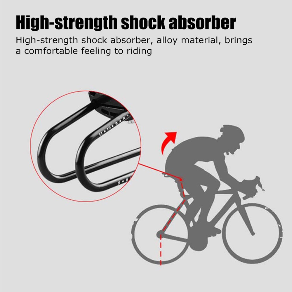 Suspensión para SILLÍN de bicicleta, amortiguador para asiento de bicicleta de montaña o carretera, resorte de aleación de acero, piezas para bicicleta