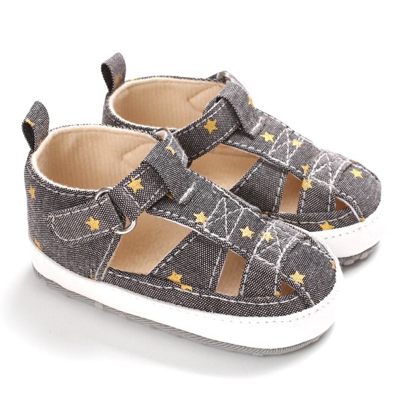 Baby Jongens Sandalen Zomer Baby Jongens Print Ademende Anti-Slip Schoenen Sandalen Peuter Zachte Zolen 0-18 monthes: Bruin / 7-12 Months
