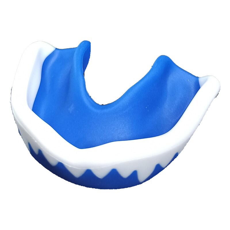 Nuovo Sharp Tooth Protector Boxing paradenti Brace Boxing Tooth Protector Tooth Guard Sports Brace apparecchio ortodontico Trainer: blue