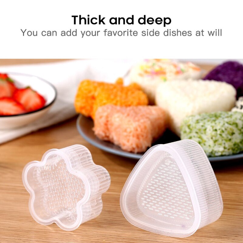 Sushi Mold Onigiri Rice Ball Food Press Sushi Make... – Grandado