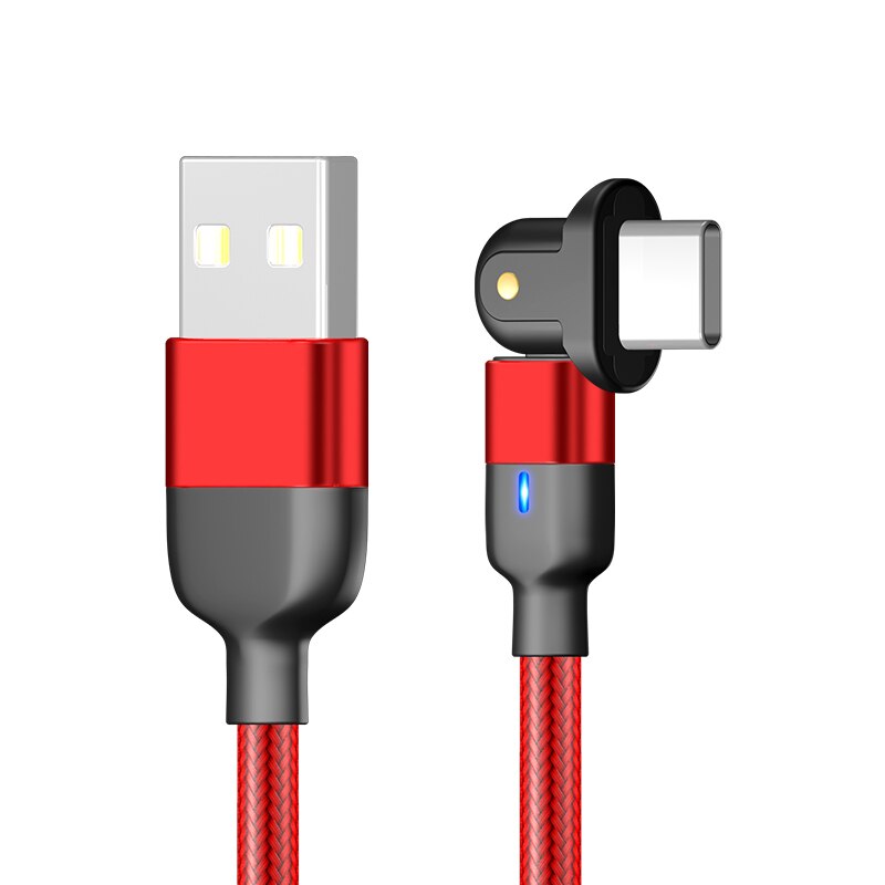180 grad Magnetische USB Kabel Schnelle Lade Micro/Typ C USB Kabel 180 ° Magnetic Charging Kabel 3A Schnell gebühr Für Handy