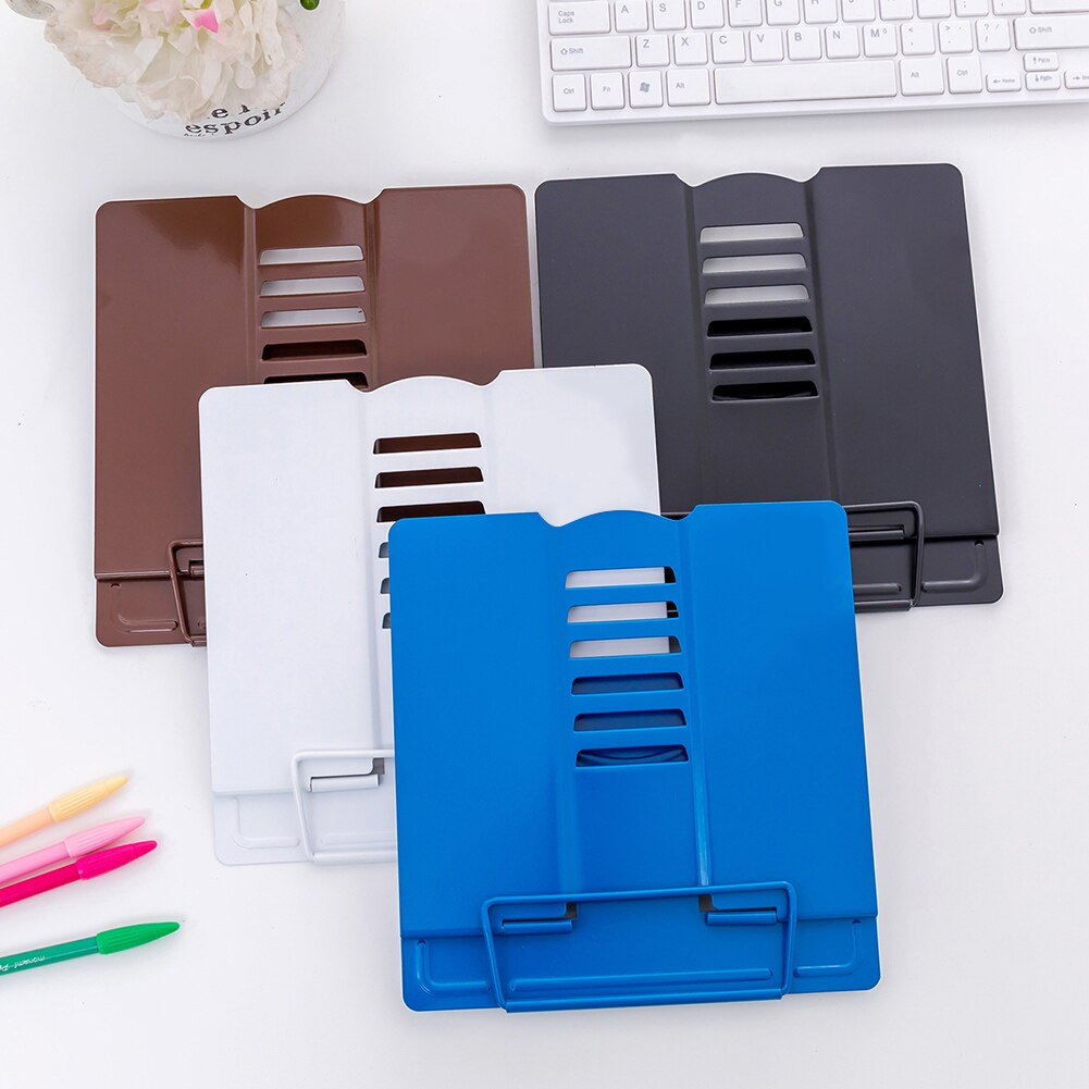Display Stand Book Display Book Holder Desk Stand Book Stand Folding Reading Stand Anti-Slip Adjustable Desktop Bookend Holder