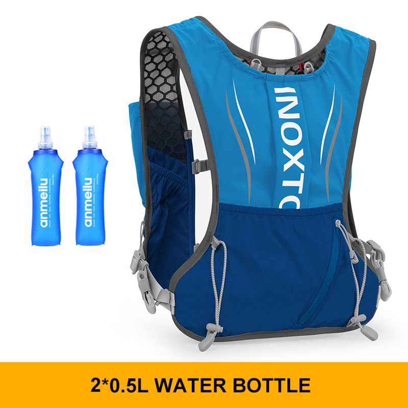 5l Lichtgewicht Hardloop Rugzak Hydratatie Vest Hardlooptas Geschikt Voor Fiets Marathon Wandelen Ultralichte En Draagbare Tas: Roze Kleur