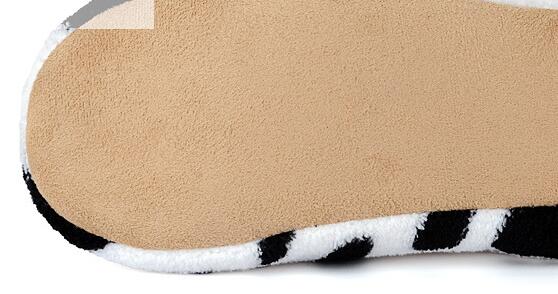 nouvelle maison pantoufles lait lèvre imprimer fond mou pantoufles femmes pantoufles intérieur maison pantoufles femmes chaussures taille 10 11 12