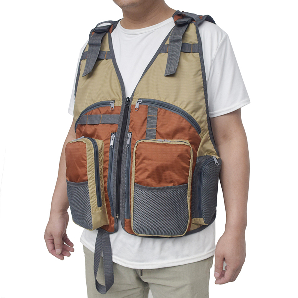 Fly Fishing Backpack Vest Combo Chest Pack for Tackle Gear and Accessories - Quick-Dry &amp; Breathable