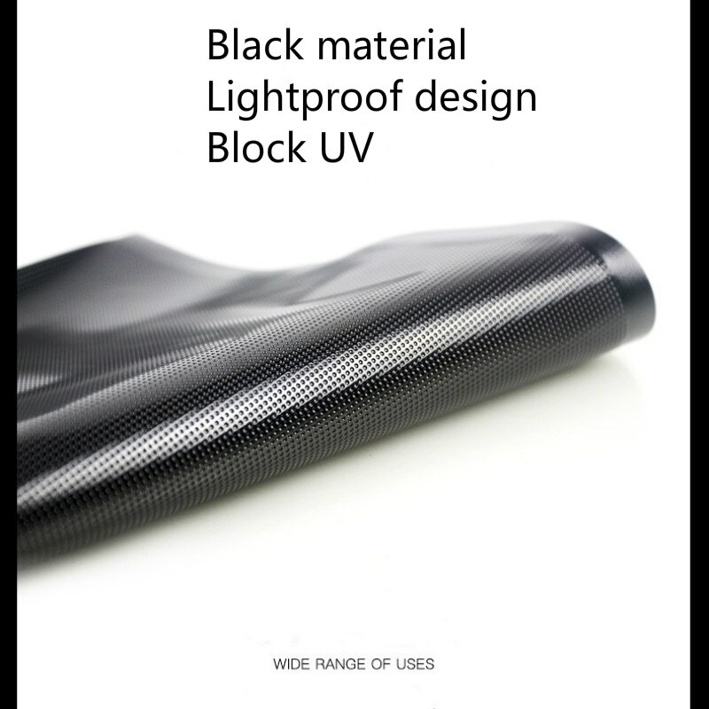 Bolsa para empaque de granos de comida al vacío negro, material de nylon, resistente a la luz, mantenimiento fresco, bolsa granular de una sola cara de plástico comercial