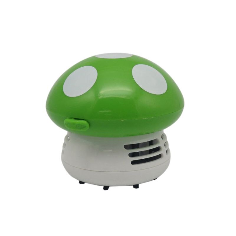 Household Cute Mushroom Shape Vacuum Cleaner Mini Desk Vacuum Cleaner Smart Handheld Keyboard Cleaner Tabletop Sweeper