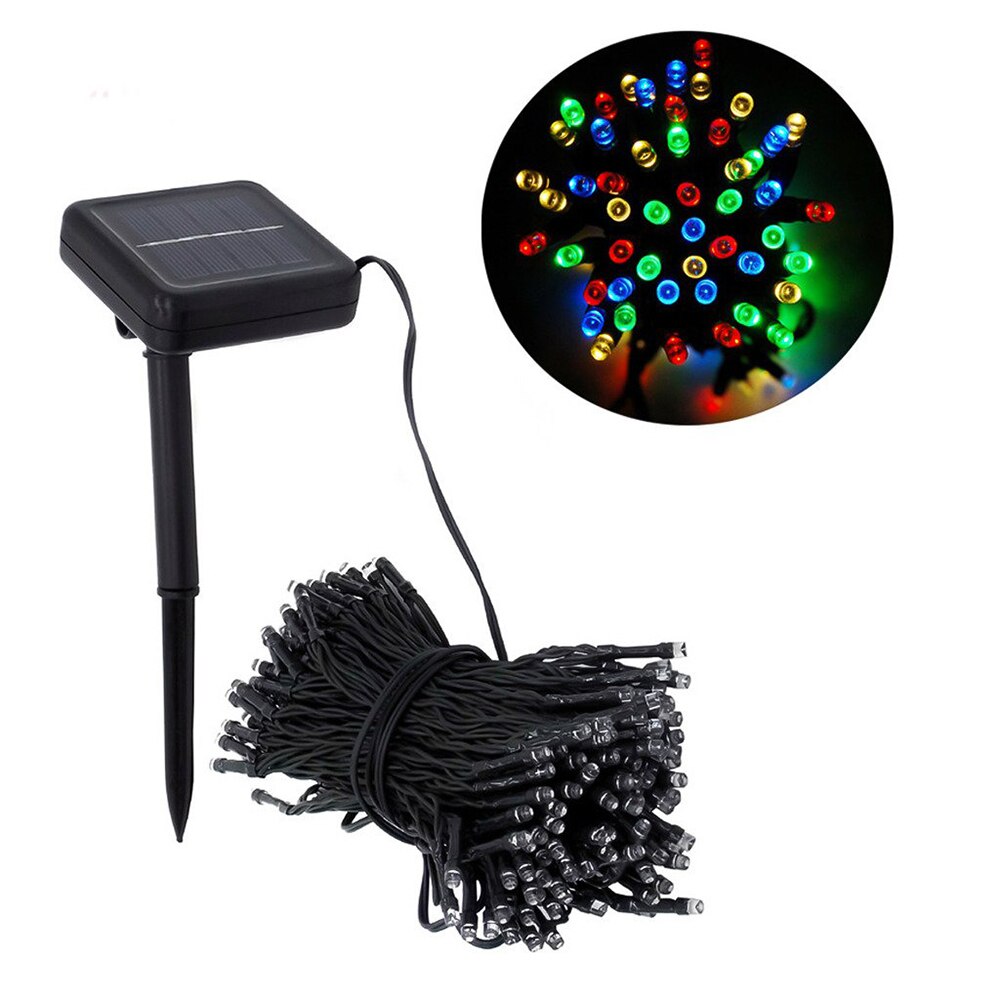 100 LEDs Solar String Light Outdoor Waterproof Garden Decoration Christmas Solar Powered Lamp Fairy Strip Light