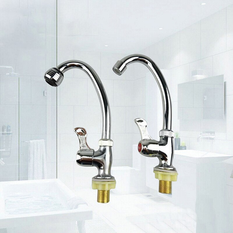 Practical Basin Elbow Faucet Shower Room Bathroom Kitchen Faucet And Cold Water Tap Mixer