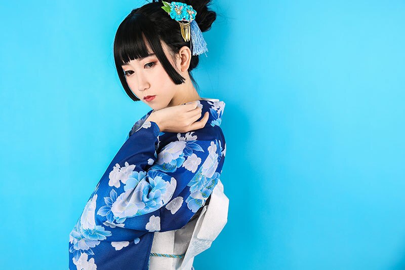 Women Japanese Traditional Kimono with Obi Vintage Female Evening Kimono Dress Japan Kimono Flower Yukata Bathrobes A60605