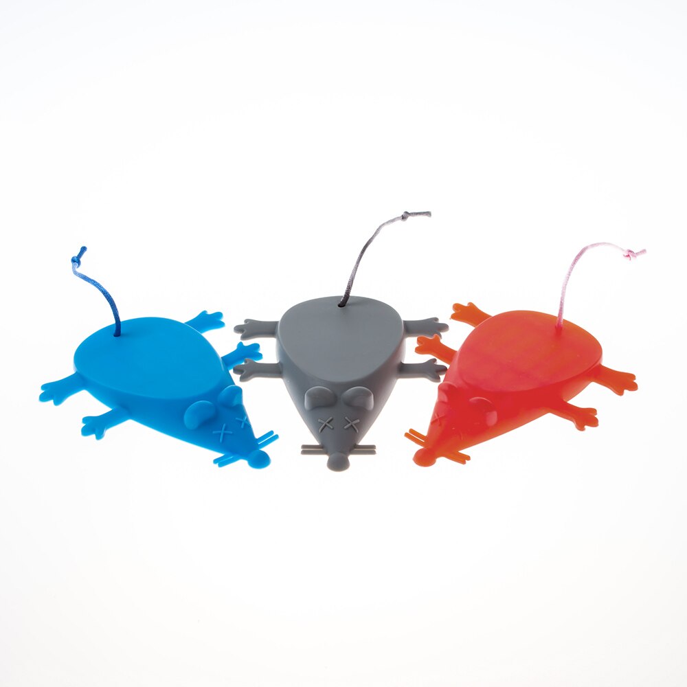 Doors safe products Silicone Rubber Mouse Door Stop Wedge - 4 COLOURS Novelty Christmas Birthday Cabinet Catches