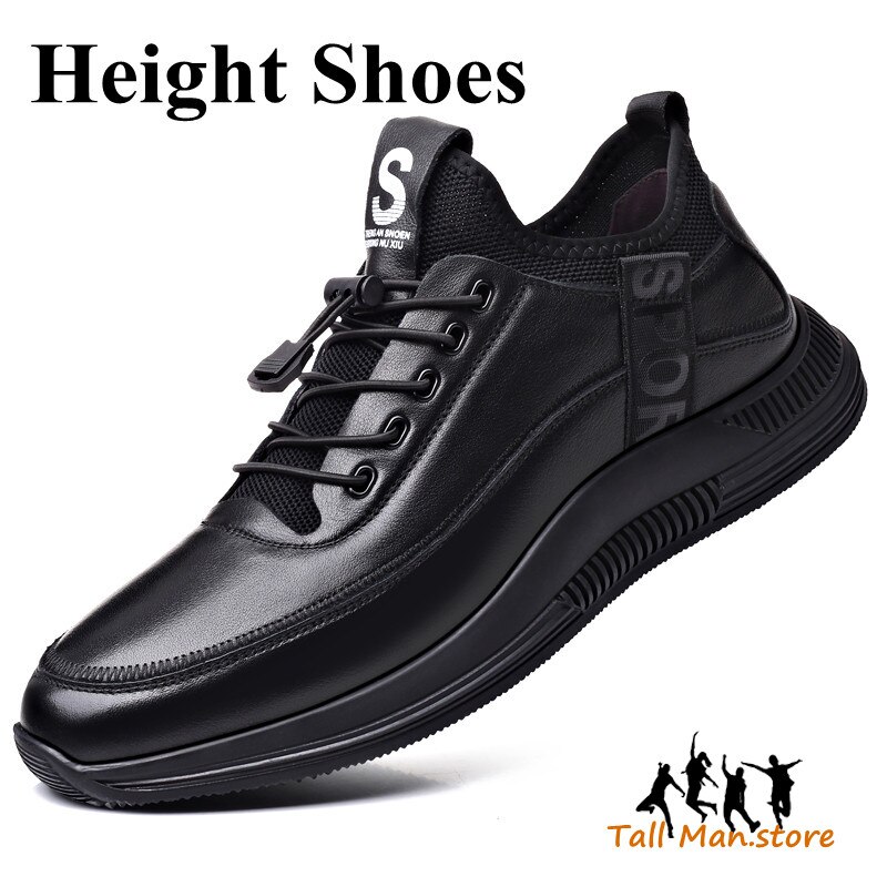 Men Elevator Shoes Men Sneakers Height Shoes Insoles 6CM Height Increase Shoes Tall Shoes