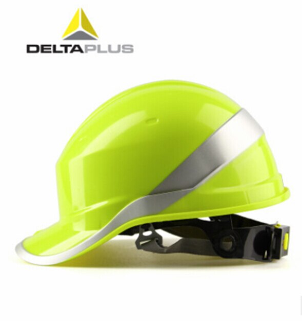 Delta plus sort baseball diamant v hjelm hattehjelme bump cap konstruktion: Gul