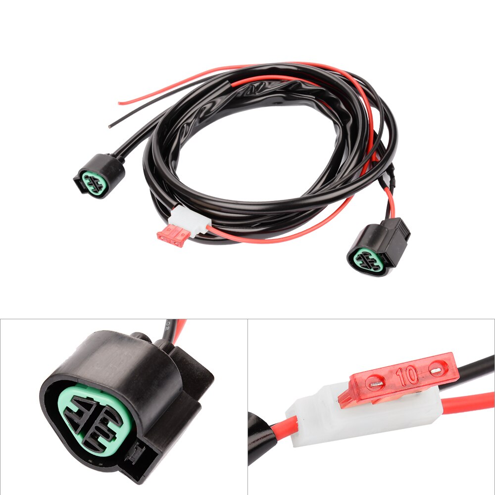 Yunpicar 12V Auto Led Controller Dagrijverlichting Lamp Met 10A Inline Zekering Drl Draad Kit Voor Hyundai Tucson (1 Stuks)