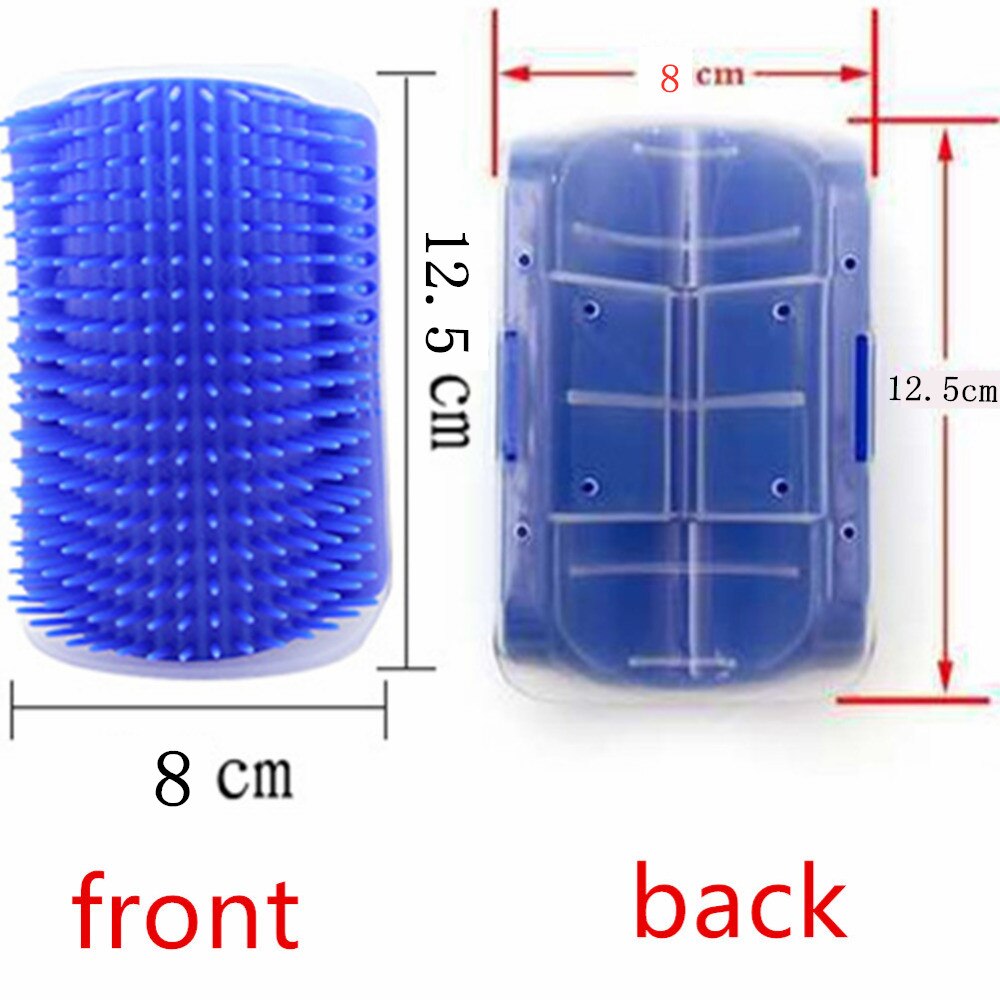 Brosse d'angle de Massage pour chat, produits pour animaux de compagnie, peigne auto-toiletteur, brosse pour le visage avec un peigne chatouillant, outils