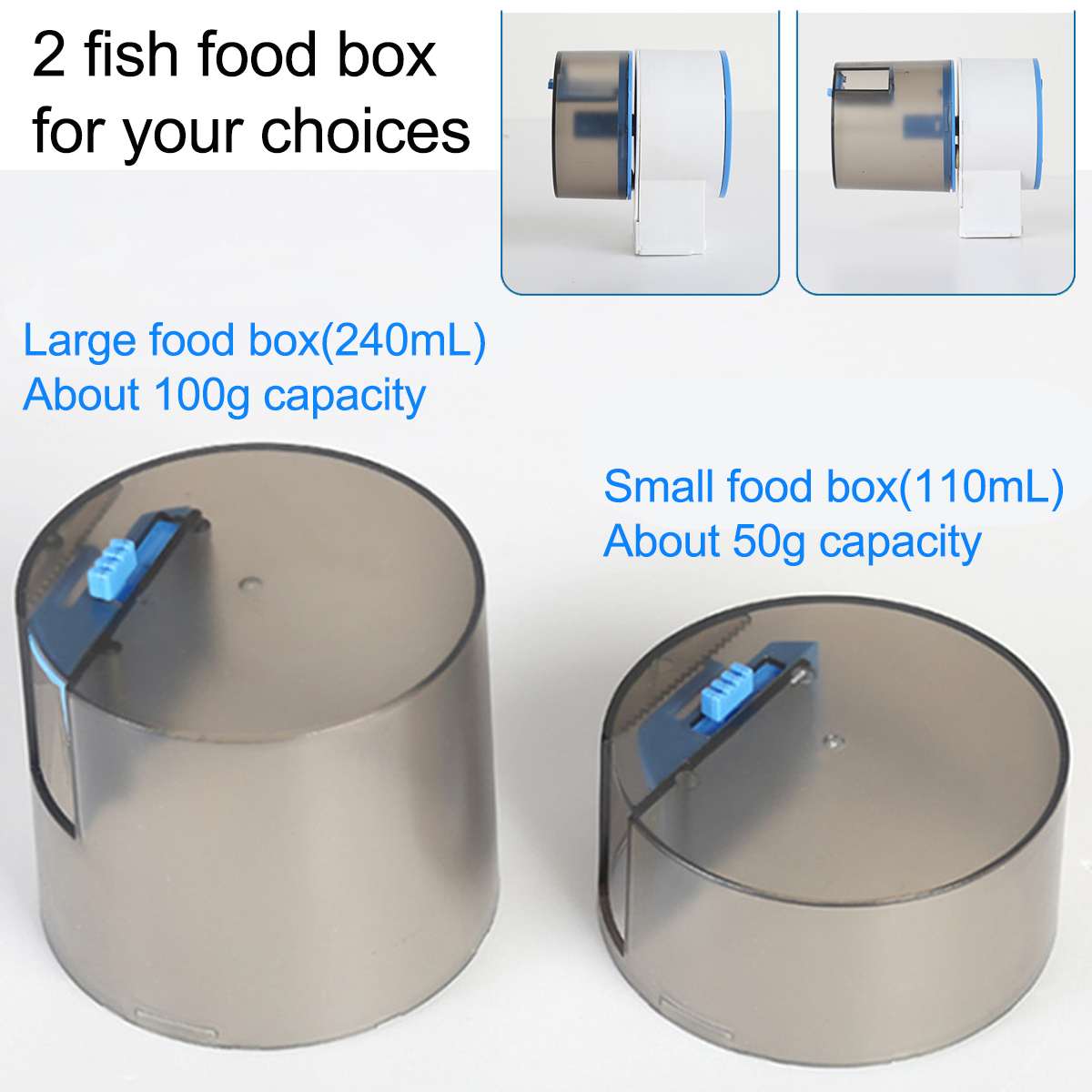 Adjustable Automatic Aquarium Timer Auto Fish Feeders Pond Food Feeder Feeding with LCD Aquarium Tank Automatic Fish Feeder