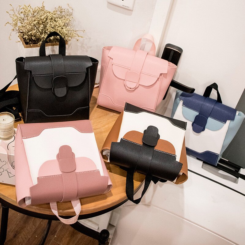 Korean Trend Practical Shoulder Crossbody Backpack School Style Schoolbag Luxury Handbag Purse Handbags