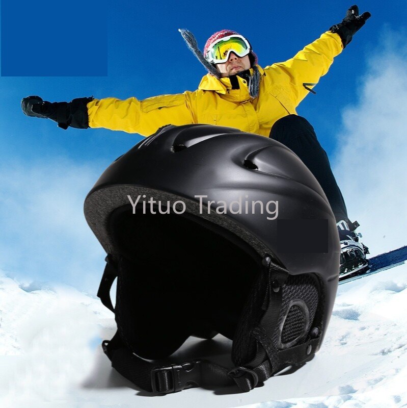 14 trous Ski casque Eps casquette corps PC visage coquille placage Double planche neige casque hiver Sports de plein air équipement de Ski