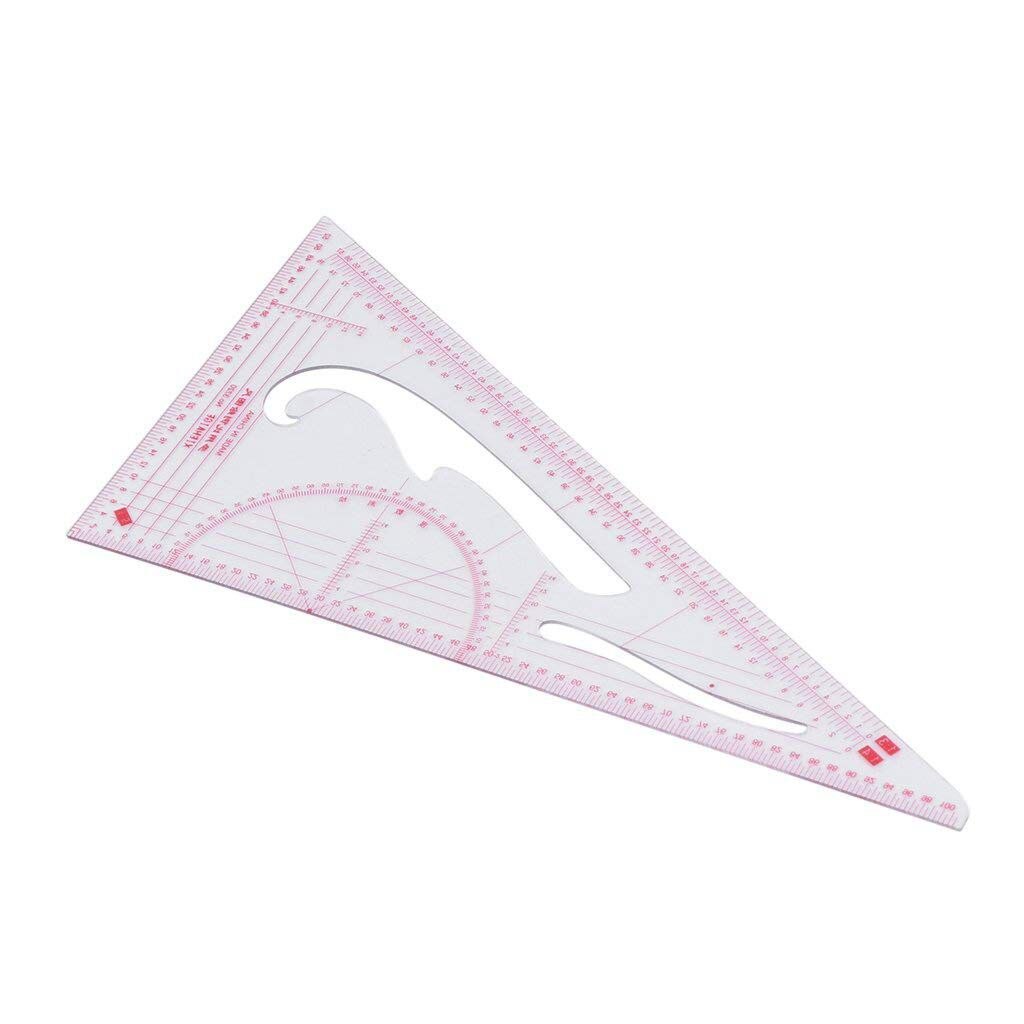 9PCS Set Multi Styling Drawing Comma Line Straight French Curve Ruler