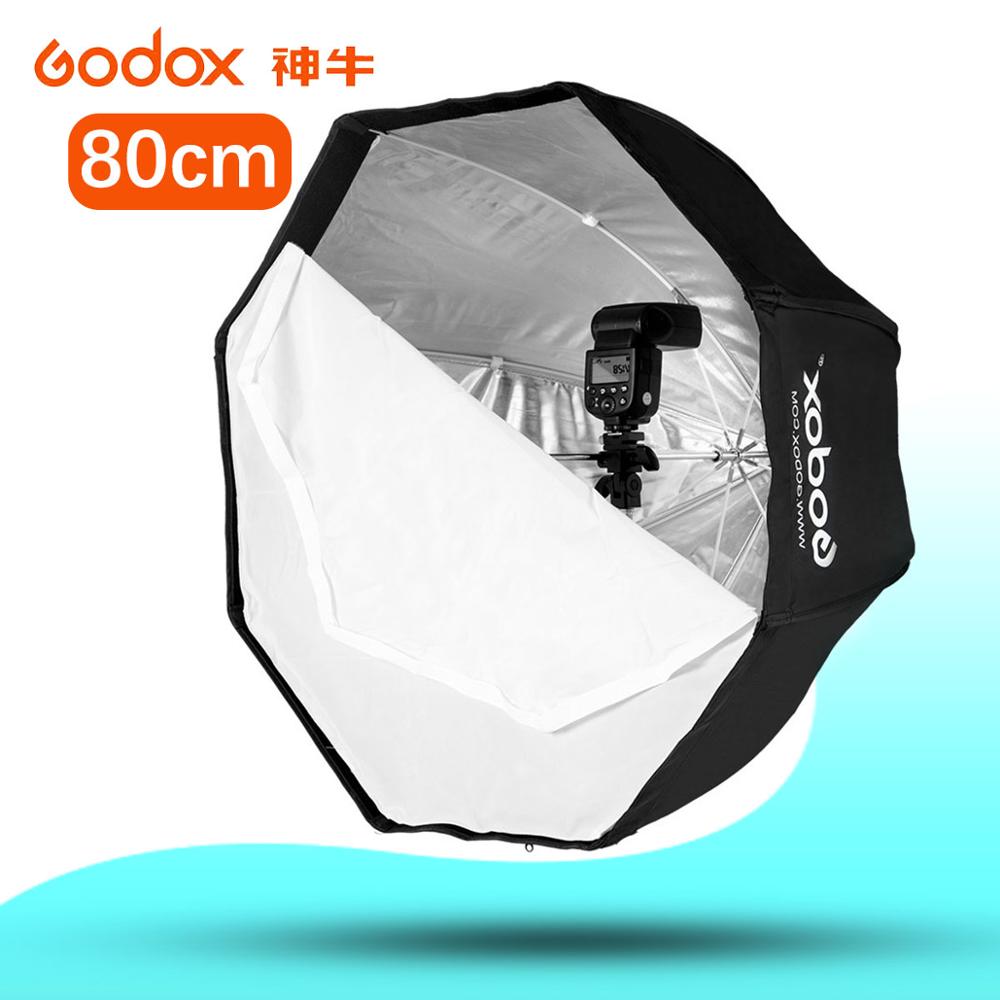 Godox Photo Studio 80 Cm 31.5in Draagbare Octagon Flash Speedlight Speedlite Softbox Paraplu Softbox Brolly Reflector