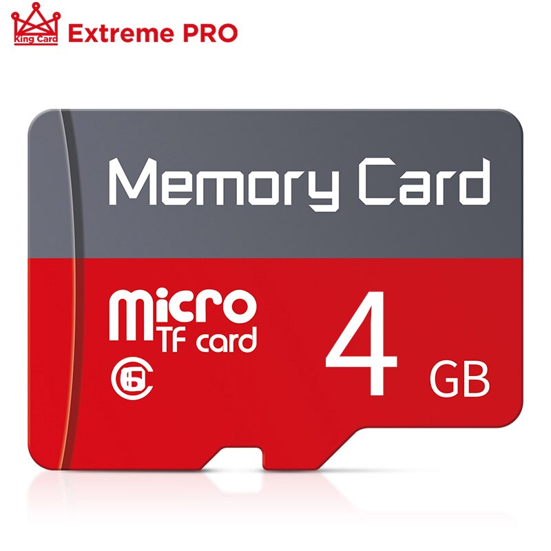 Moric – carte Micro SD de classe 10, 8 go/16 go/32 go/64 go/256 go/128 go, avec adaptateur gratuit, pour Smartphone: 4 GO