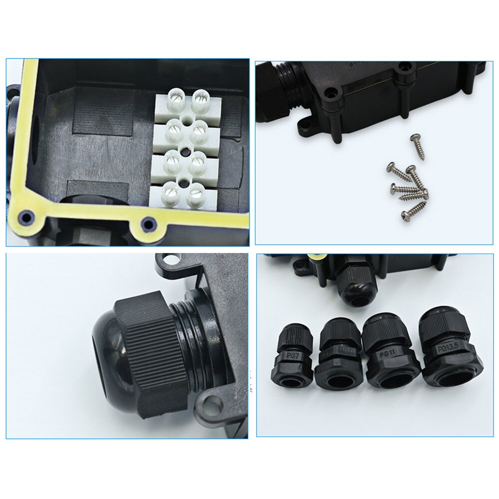 Waterproof IP68 Outdoor Junction Box DTY Connectors Electrical Equipment Supplies Used For Underwater Lights