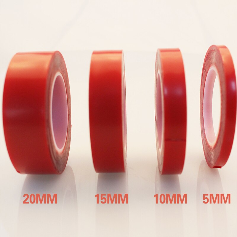 300Cm Hoge Sterkte Geen Sporen Transparante Dubbelzijdige Tape Strip Waterdicht Huishouden Muur Plakband Auto Sticker Auto Tape: 10mm