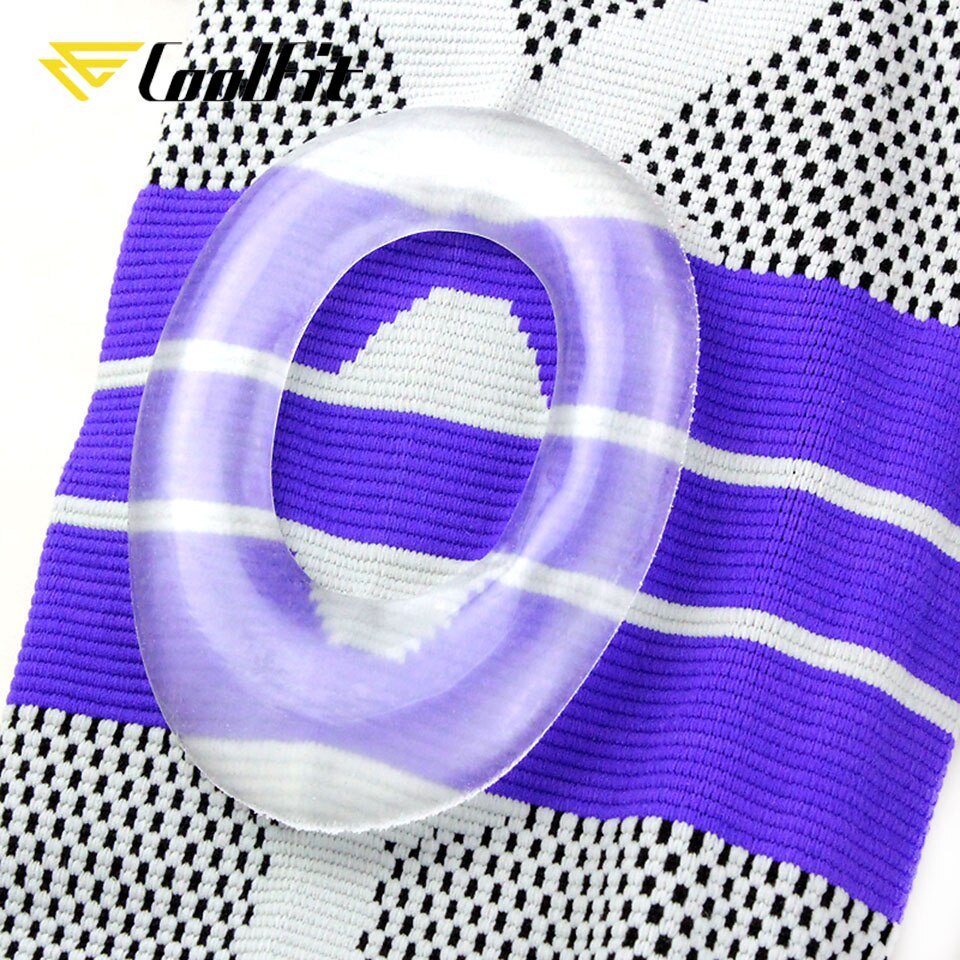CoolFit 1Pair Basketball Knee Pads with Support Silicon Padded Elastic Non-slip Patella Brace Kneepad for Fitness Gear Protector