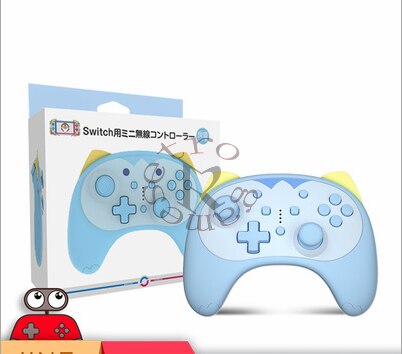 Mando IINE para Nintendo Switch Pro, mando de juego inalámbrico, accesorios para NS Pro Switch: cat  blue