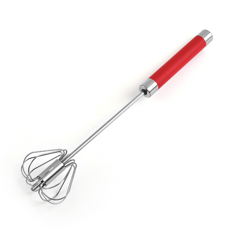 Semi Automatic Egg Beater 304 Stainless Steel Egg Whisk Manual Hand Mixer Self Turning Egg Stirrer Kitchen Accessories Egg Tools: Type4 medium