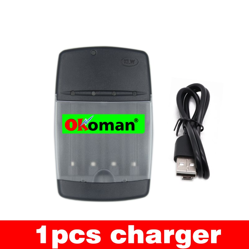 AA 3000mah 1.5V alkaline rechargeable battery for LED light electric toy battery and four-slot alkaline battery charger: Green