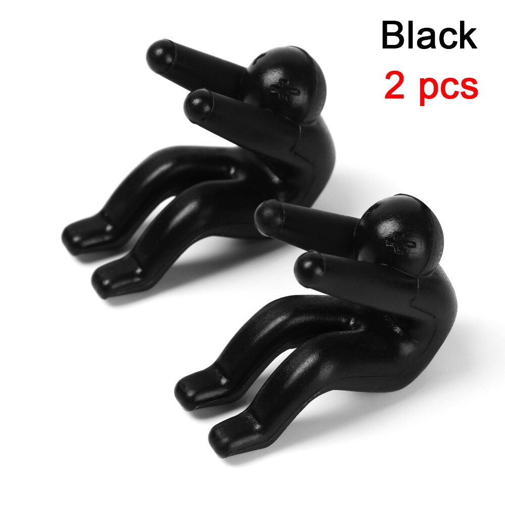 2PC verschütten-nachweisen Topf Clips Deckel Heber Für Suppe Topf Küche Werkzeuge Deckel Stehen Silikon Wärme Beständig Halfter CF-35: Schwarz