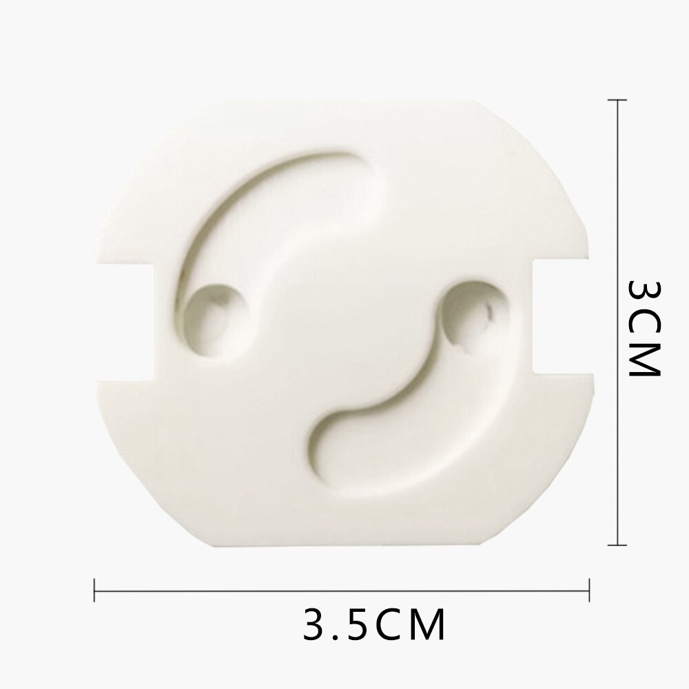 10 Pcs 2 Gaten Sockets Cover Stekkers Kinderen Elektrische Stopcontact Plug Baby Elektrische Veilig Protector Sockets Bescherming Caps