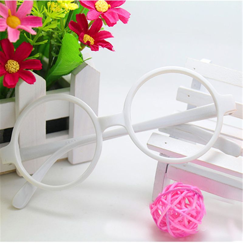 Gafas con montura redonda de Star Power HP para hombre, lentes de 7 colores para adultos y niños, accesorios de Cosplay para , 1 ud.