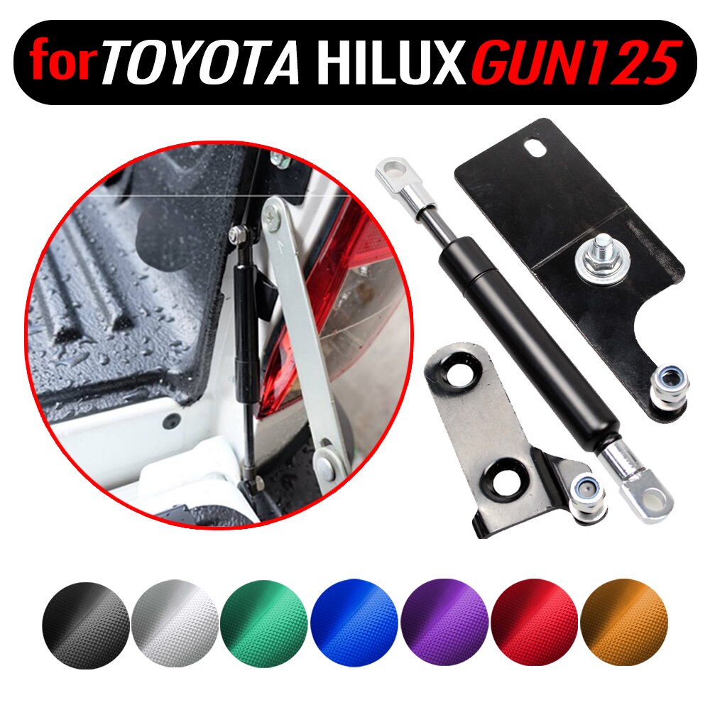 Voor Toyota Hilux GUN125 126 Revo -2022 Pickup Accessoires Roestvrij Achterklep Vertragen Gas Shock Helpen Stutten demper
