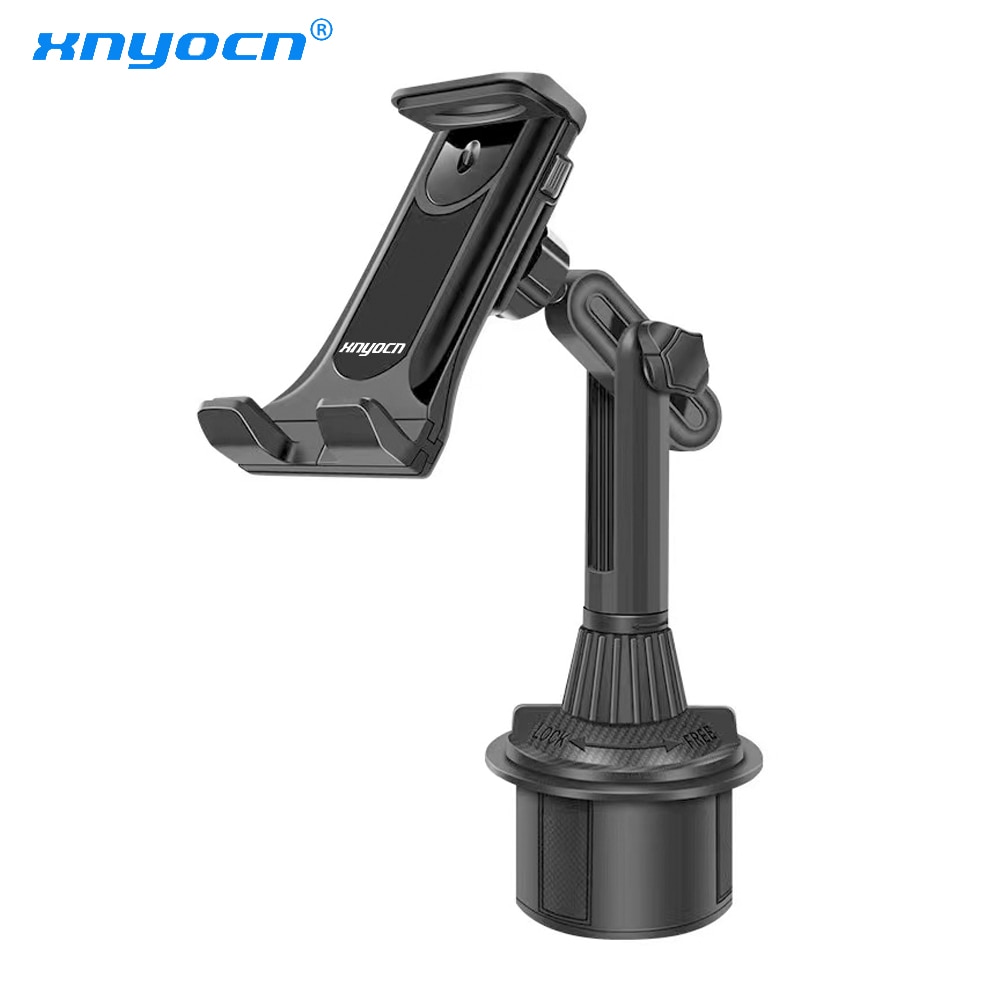 Suporte universal para copos de carro, para celulares e tablets, apple ipad pro 360, air 12.9, mini 4, 5, samsung tab s7 plus 2019, 12.4
