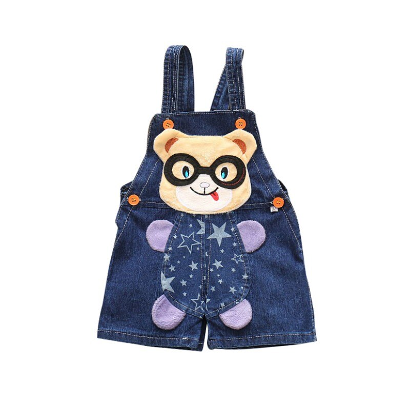 Jongens shorts Leuke Panda baby jongens Strap Jeans shorts zomer kinderen chothing kids broek broek jongens broek shorts