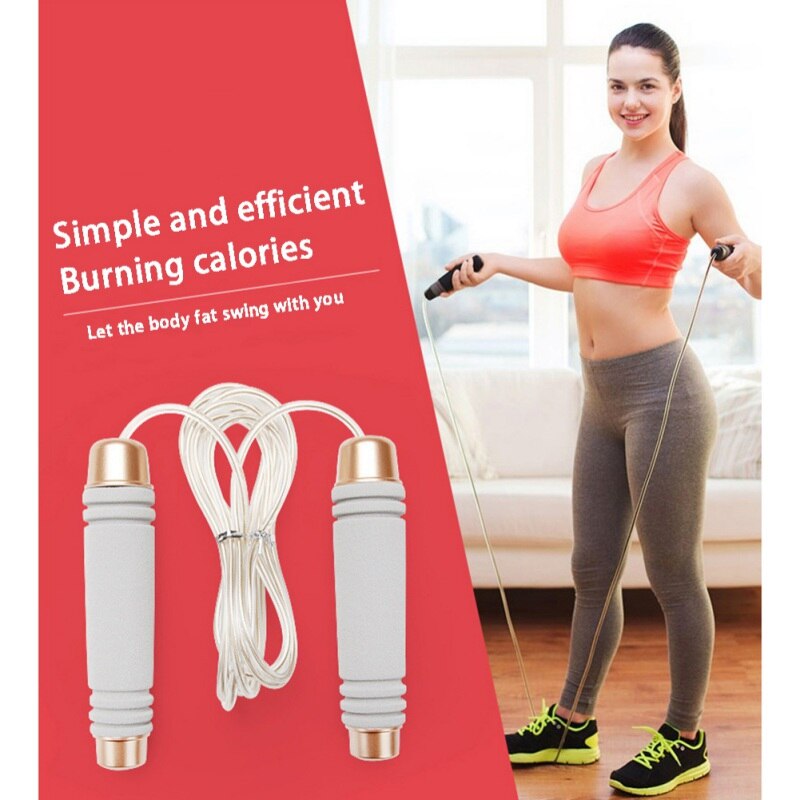 3m Jump Ropes Steel Wire Jump Rope Belt Bearing For Aerobic Exercise Like Speed Training Endurance Training Fitness Gym